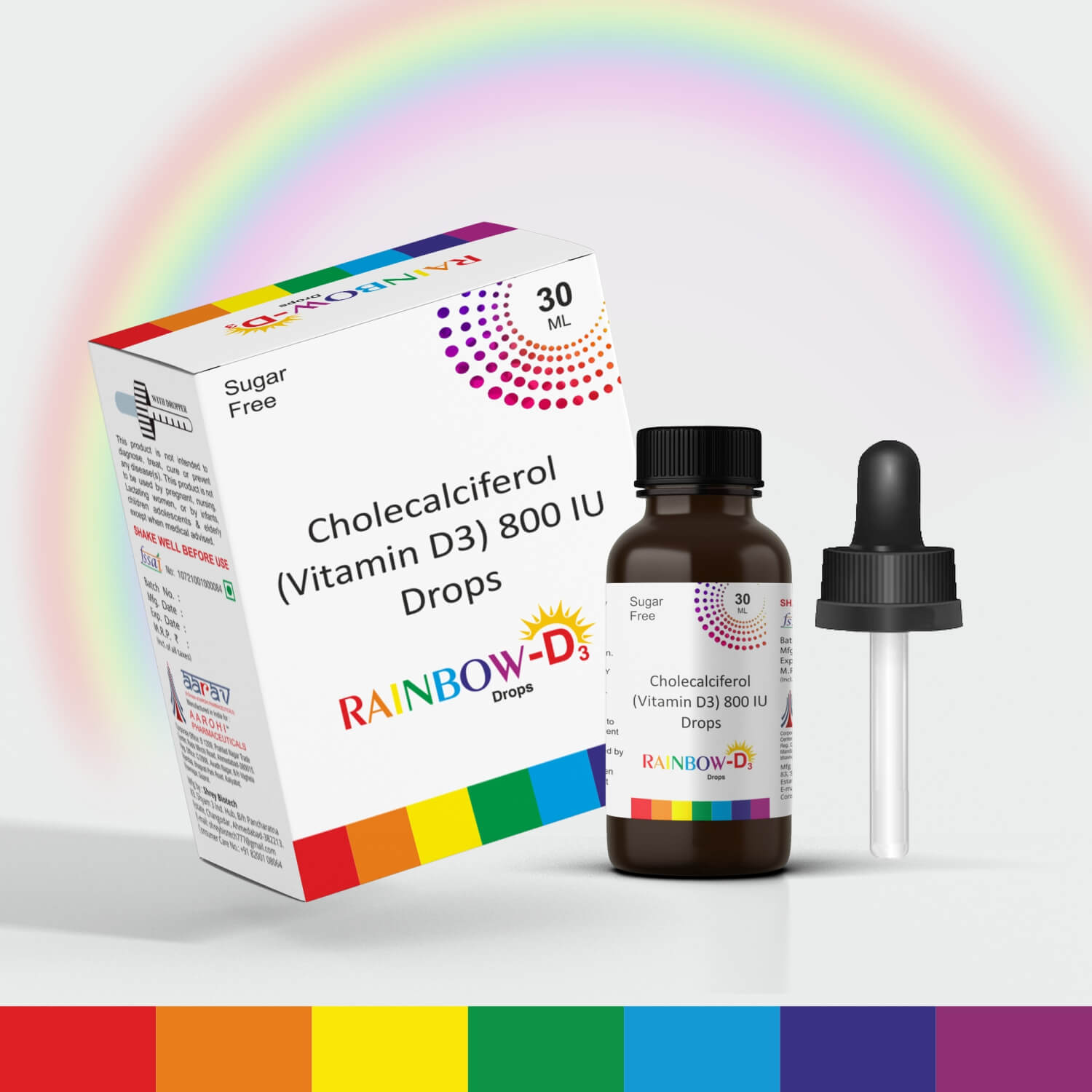 RAINBOW D3 DROPS